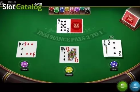 Скрин4. Classic Blackjack (Red Tiger) слот