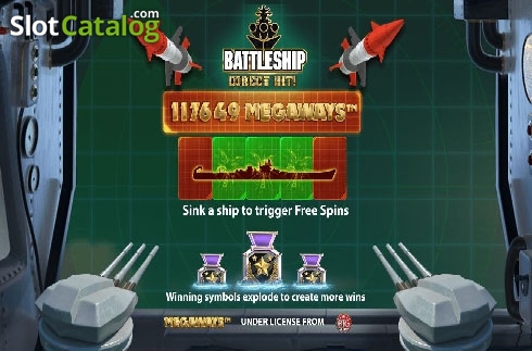 Скрин2. Battleship Direct Hit слот