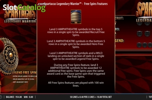 Скрин8. Spartacus Legendary Warrior слот
