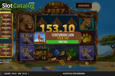 Скрин5. Pride and Prey слот