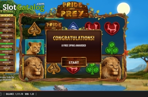 Скрин7. Pride and Prey слот