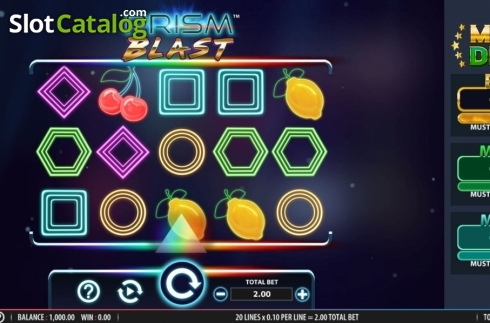 Скрин3. Prism Blast слот