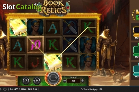 Скрин5. Book of Relics слот