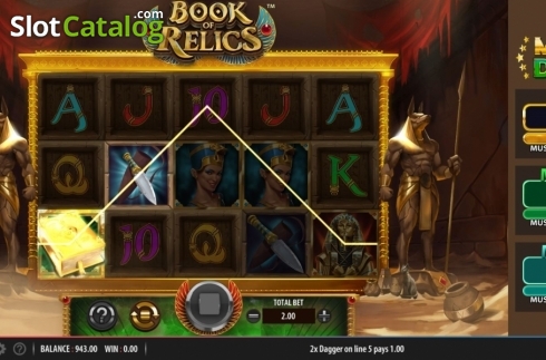 Скрин6. Book of Relics слот