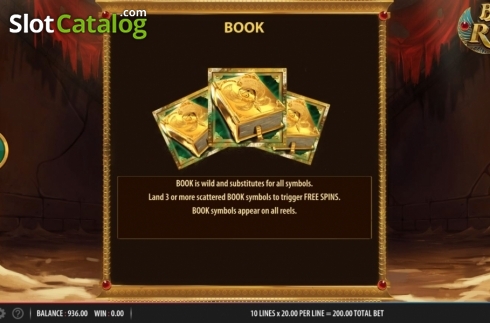 Скрин7. Book of Relics слот