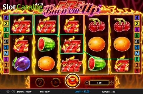 Скрин3. 777 Burn' Em Up слот