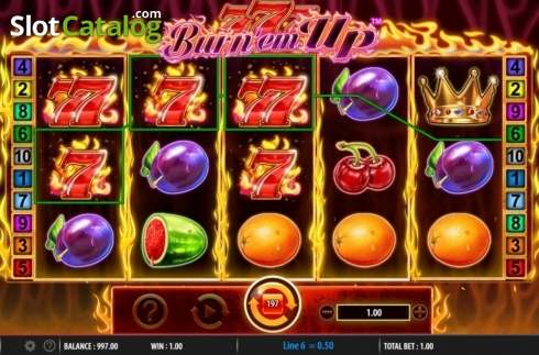 Скрин4. 777 Burn' Em Up слот