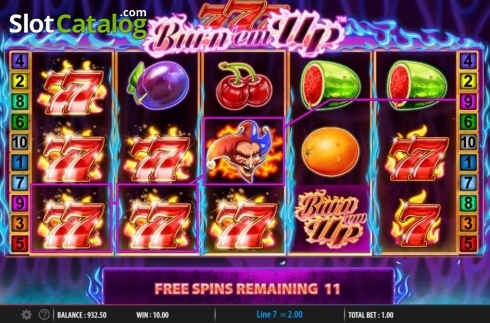 Скрин6. 777 Burn' Em Up слот