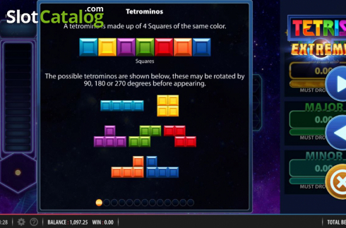 Скрин9. Tetris Extreme слот