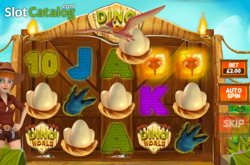 Скрин3. Dinoworld слот