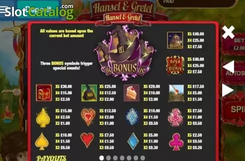 Скрин3. Hansel and Gretel (Red7) слот