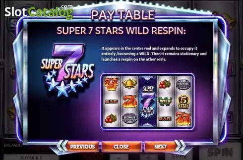 Скрин5. Super 7 Stars слот