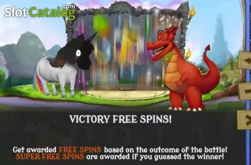 Скрин7. Dragon vs Unicorn слот
