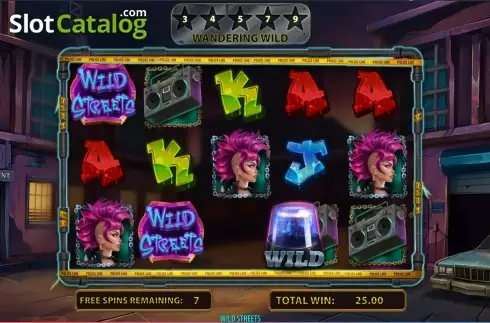 Скрин9. Wild Streets слот
