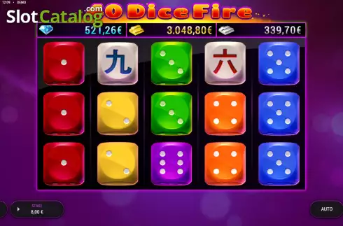 Скрин2. 40 Dice Fire слот