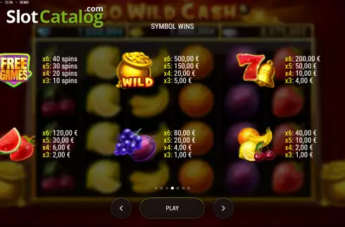 Скрин7. 50 Wild Cash слот
