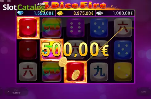 Скрин4. 5 Dice Fire слот