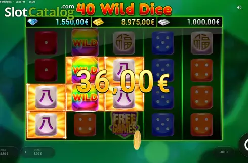 Скрин5. 40 Wild Dice слот
