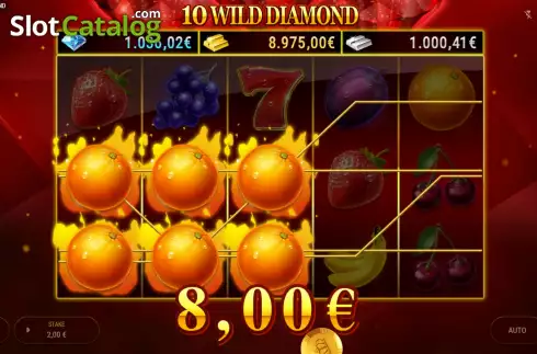 Скрин4. 10 Wild Diamond слот