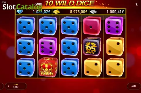 Скрин2. 10 Wild Dice (Redstone) слот