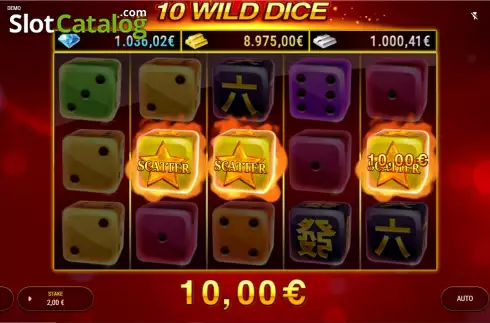 Скрин3. 10 Wild Dice (Redstone) слот