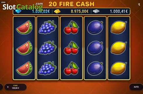 Скрин2. 20 Fire Cash слот