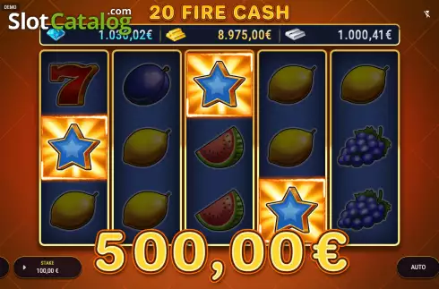 Скрин4. 20 Fire Cash слот