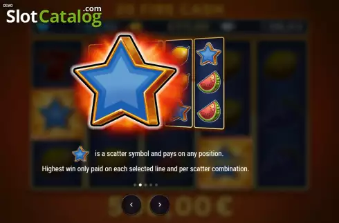 Скрин6. 20 Fire Cash слот