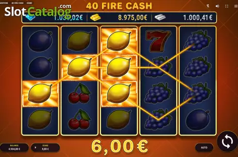 Скрин3. 40 Fire Cash слот