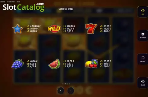 Скрин7. 40 Fire Cash слот