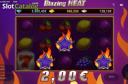 Скрин3. Blazing HEAT слот