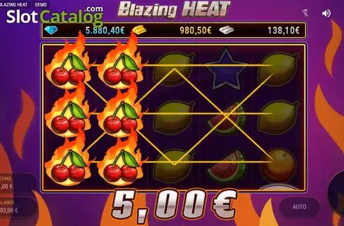 Скрин5. Blazing HEAT слот