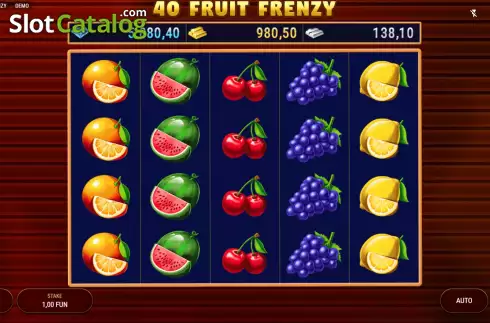 Скрин2. 40 Fruit Frenzy слот