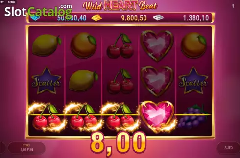 Скрин3. Wild Heart Beat слот