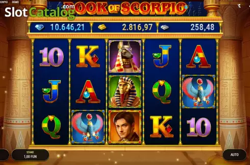 Скрин2. Book of Scorpio слот