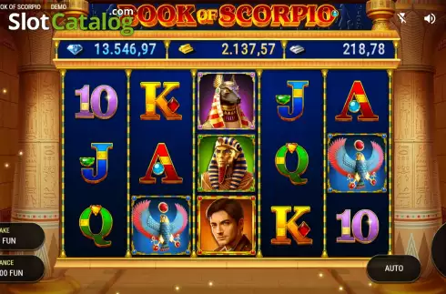 Скрин2. Book of Scorpio Double Chance слот