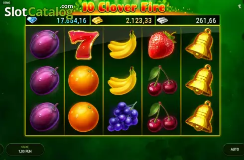 Скрин2. 10 Clover Fire слот
