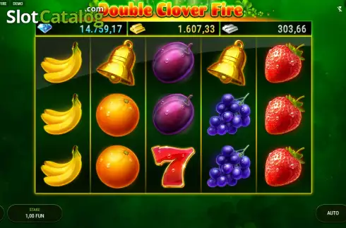 Скрин2. Double Clover Fire слот