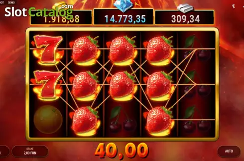 Скрин3. Volcano Hot слот