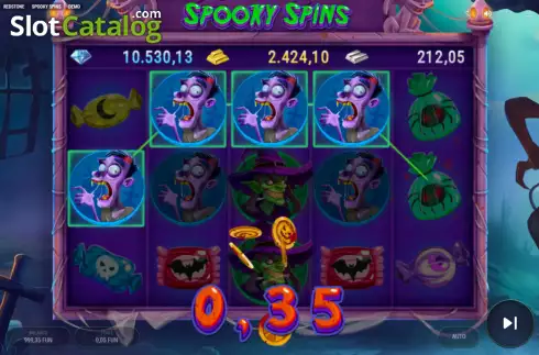 Скрин3. Spooky Spins слот