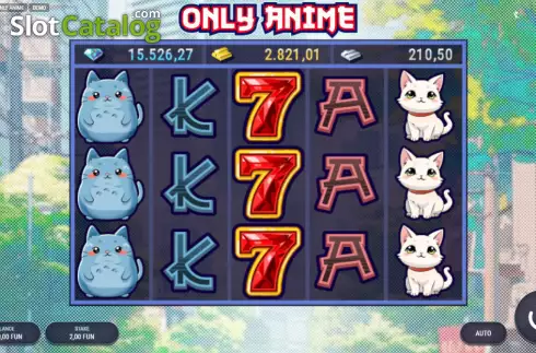 Скрин2. Only Anime слот