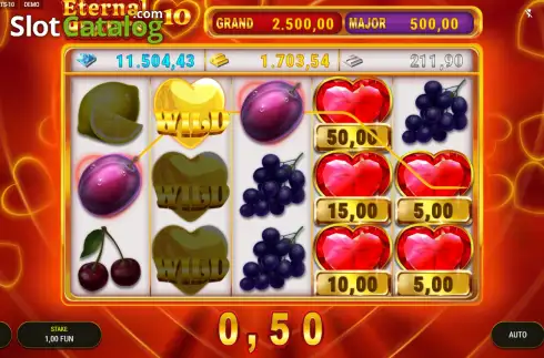 Скрин3. Eternal Hearts 10 слот
