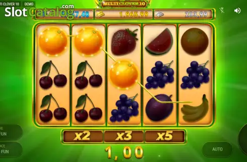 Скрин3. Multi Clover 10 слот