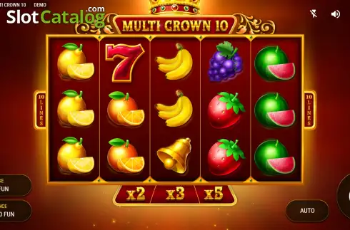 Скрин2. Multi Crown 10 слот