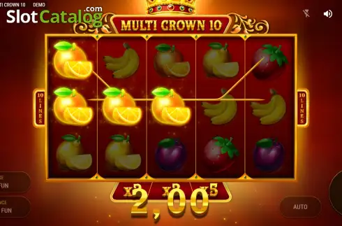 Скрин3. Multi Crown 10 слот