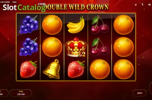 Скрин2. Double Wild Crown слот