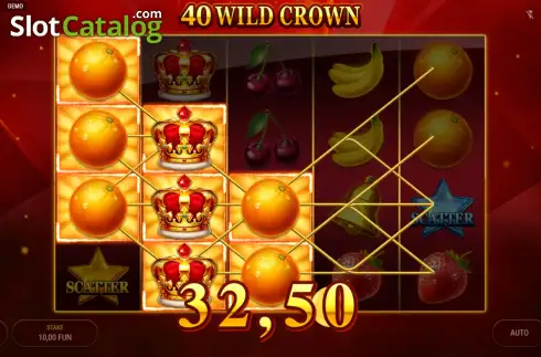 Скрин3. 40 Wild Crown слот
