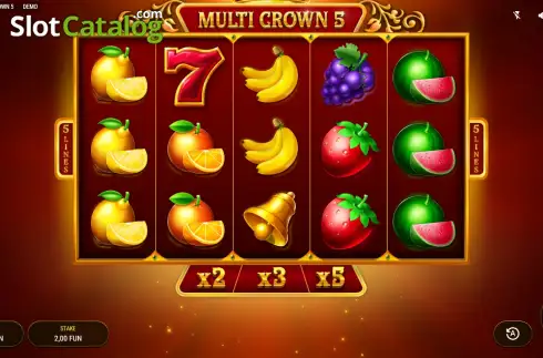 Скрин2. Multi Crown 5 слот