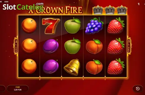 Скрин2. X Crown Fire слот