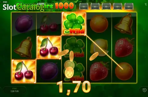 Скрин3. Clover Fire 1000 слот
